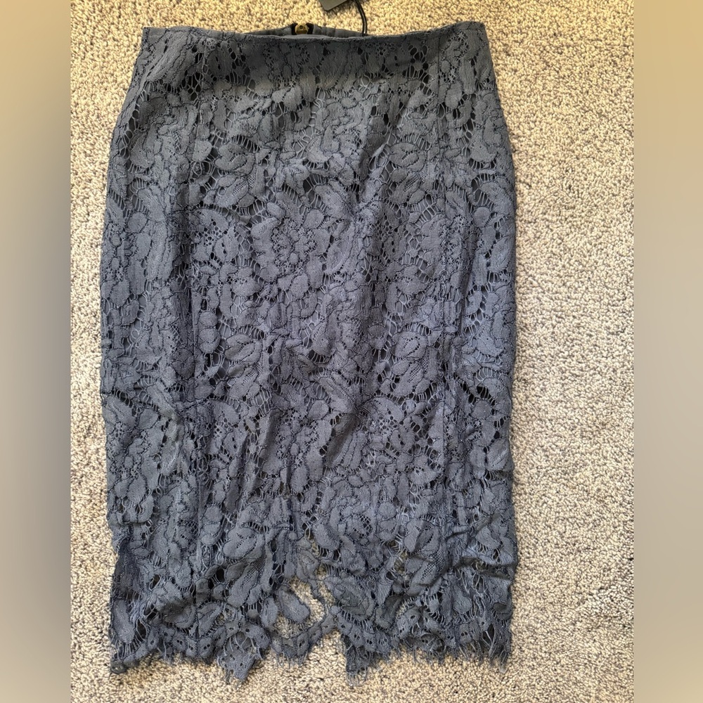 Chaser lace pencil skirt